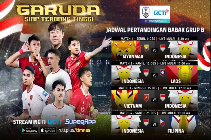 Jadwal Pertandingan Timnas Indonesia di Kejuaraan ASEAN Mitsubishi Electric Cup 2024 Terungkap!
