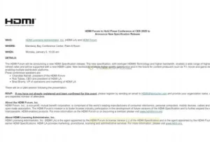 “Terkuak! HDMI 2.2 Siap Diluncurkan di CES 2025, Intip Bocorannya di Sini!”