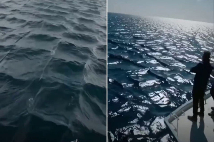 Heboh di Turki, Laut Muncul dengan Ombak Berbentuk Kotak yang Menakjubkan!