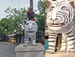 Sumber Dana Patung Macan Putih Kediri Terungkap, Bukan dari Anggaran