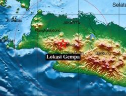 Gempa M2,0 Guncang Bogor, Pusat di Darat Menurut BMKG