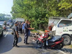 Truk Rem Blong Sebabkan Karambol di Comal Pemalang