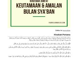 3 Contoh Naskah Khutbah Jumat di Bulan Syaban, Tingkatkan Ibadah Sebelum Ramadan
