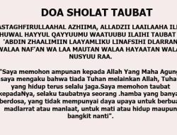 Doa Sholat Lengkap: Arab, Latin, dan Terjemahan