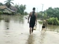 Warga Air Sugihan Banyuasin Berteriak, Minta Prabowo Tangani Banjir di Desa Mereka