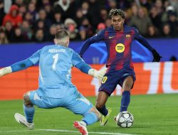 Hasil Liga Champions – Mantan Klub Kevin Diks Tumbang dalam 48 Menit, Barcelona Melaju ke Babak 16 Besar