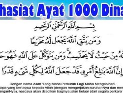 5 Lirik Sholawat Pembuka Rezeki dan Ayat Seribu Dinar dalam Huruf Latin