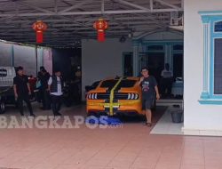 Harga mobil mewah Ford Mustang yang disita di rumah bos timah Asui di Bangka Selatan
