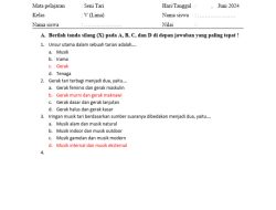 Soal Ujian Seni Tari Kelas 12 Semester 2 2026