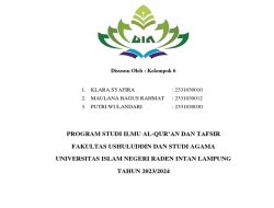 Kuliah Sosiologi Agama di UIN Raden Intan Lampung: Memahami Pemetaan Sosial