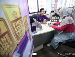 Permintaan pembiayaan emas Bank Muamalat melonjak di tengah ketidakpastian global