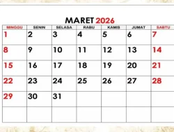 Detail Kalender Maret 2026: Hari Besar Nasional dan Internasional
