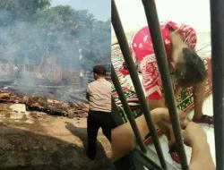 Warga Bakar Rumah Terduga Narkoba, Kesal Polisi Tidak Bertindak, Kapolda Copot Kapolsek