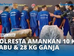 Polresta Banda Aceh Hancurkan 2 Kg Sabu, Ini Proses Penghancuran Narkoba